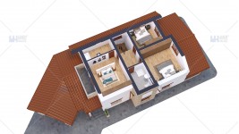 Proiect personalizat casa cu garaj - Cornetu